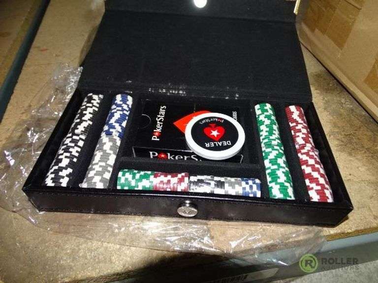 (2) Poker Stars Mini Poker Sets Roller Auctions
