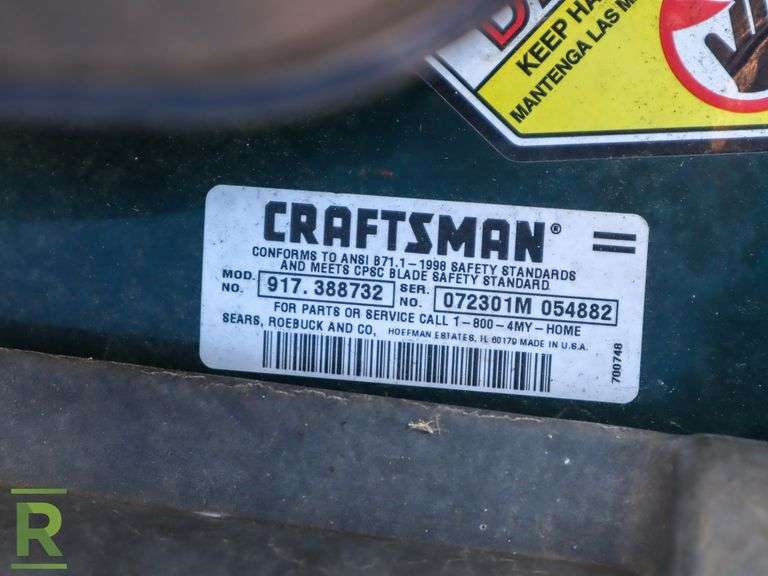 Craftsman 21" Mower, Gas - Roller Auctions