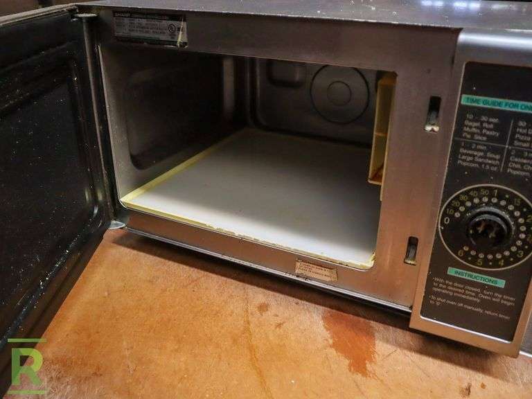 Sharp R-21LCF Microwave Oven - Roller Auctions