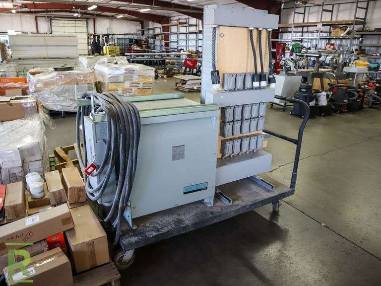 ACME Electric Portable Power Station, 30KVA, 3ph - Roller Auctions