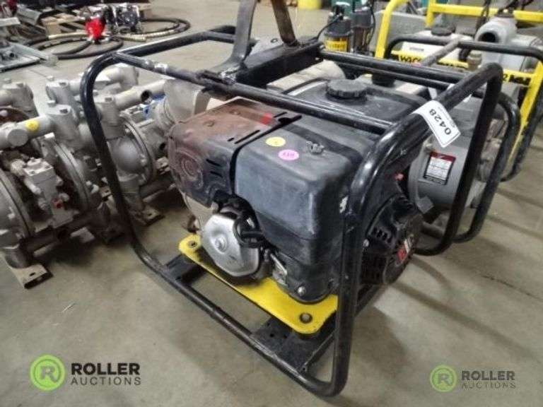 Wacker PT3A Trash Pump, Gas, Honda GX240 8.0 Roller Auctions