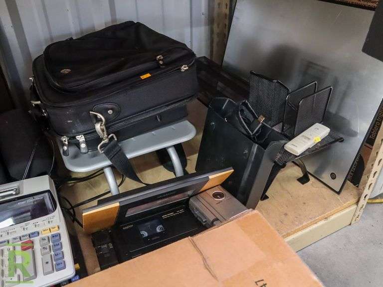 Shelf of Office Supplies Roller Auctions