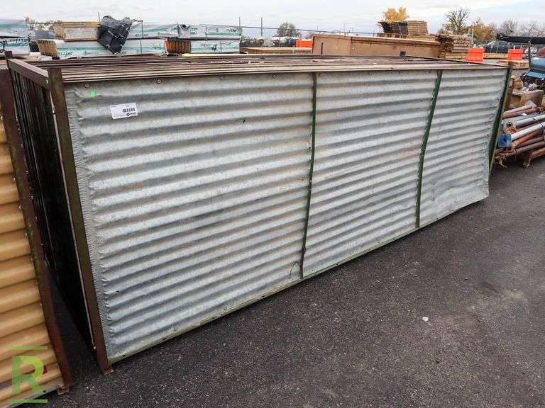 Bunk Of (30) 4' x 12' Metal Framed/Plastic Siding Units - Roller Auctions