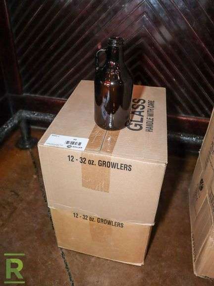 (2) Boxes Of Growlers, 32OZ - Roller Auctions
