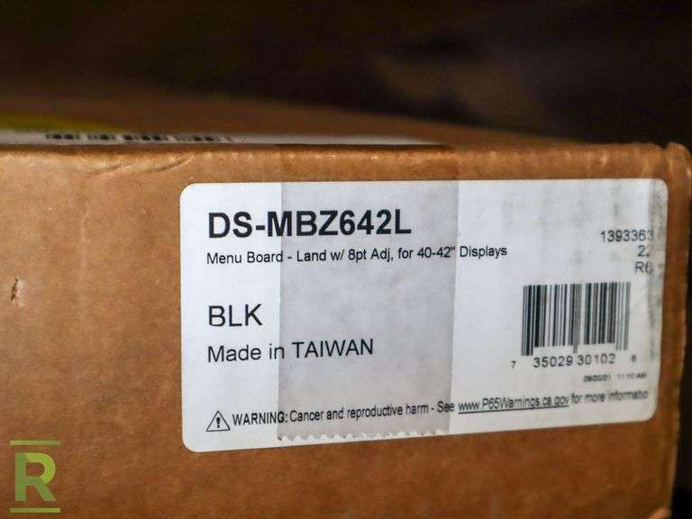 (3) New Peerless-AV DS-MBZ642L Mounting Brackets - Roller Auctions