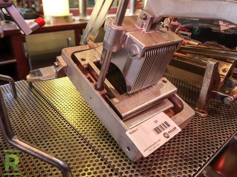 Kattex & Vollrath Slicers - Roller Auctions