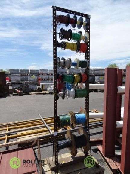 96in x 24in Wire Spool Rack - Roller Auctions