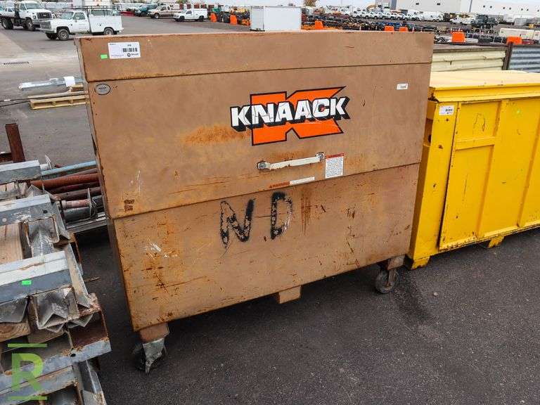 Knaack Gang Box On Casters, 60"W x 30"D x 57"H Roller Auctions