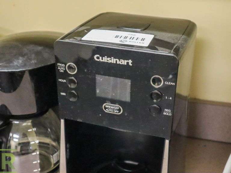 (3) Coffee Makers; Cuisinart And Mr. Coffee - Roller Auctions