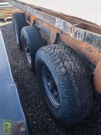 1991 Homemade Tri-Axle Flatbed Trailer - Roller Auctions