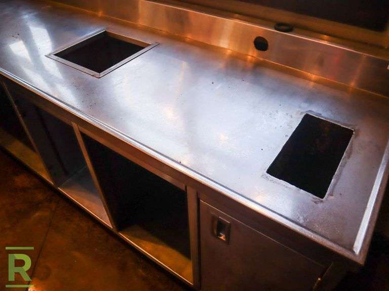 Stainless Steel Cabinet With Electrical, 94" x 30" - Roller Auctions