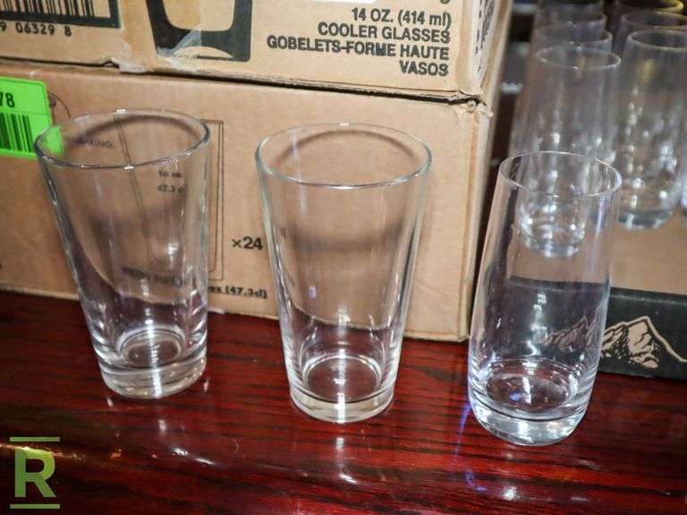 (3) Boxes Of Mixing Glasses - Roller Auctions