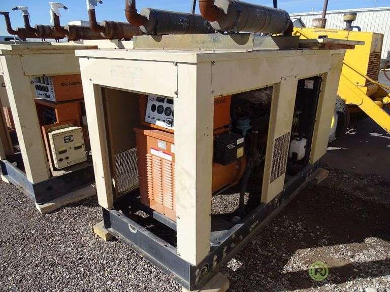 Generac Skid Mounted Generator, Propane, 35KW, Single Phase, Model