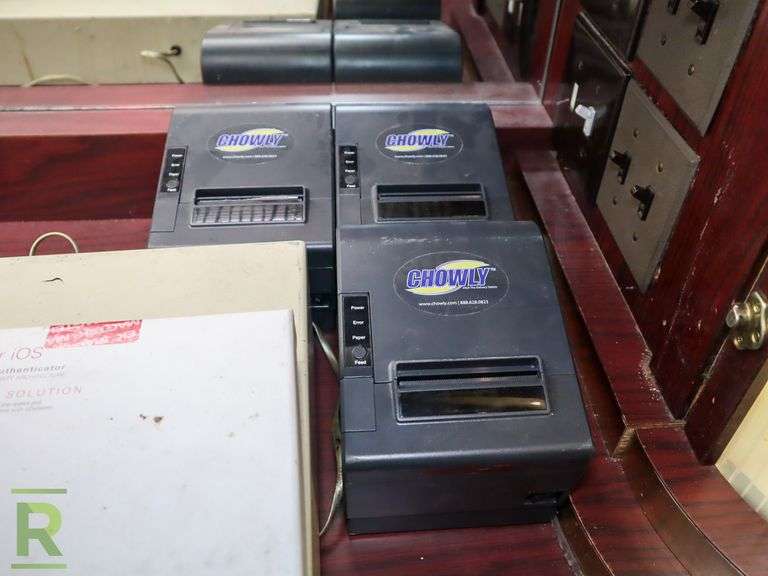 Router, Receipt Printers, Card Reader And Cash Box - Roller Auctions