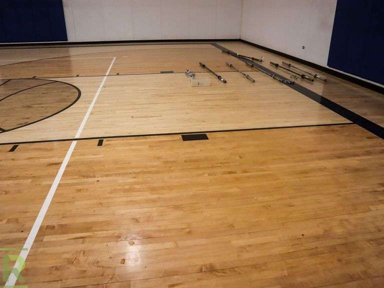 Hard Maple Basketball Court Flooring - Roller Auctions