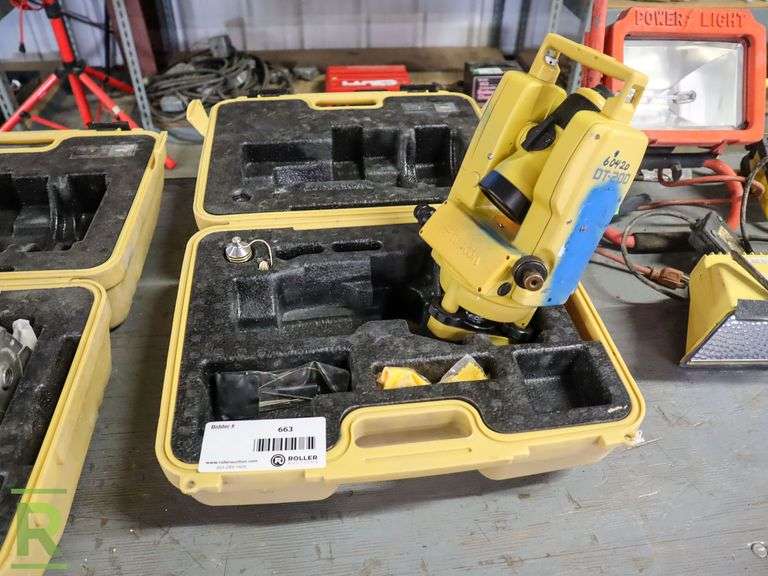 Topcon DT-209 Optical Digital Theodolites - Roller Auctions