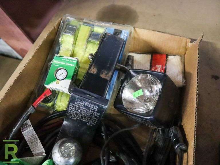 Tow Hitch, Ratchet Strap, Jumper Cables, Portable Hand Light, Miscellaneous - Roller Auctions