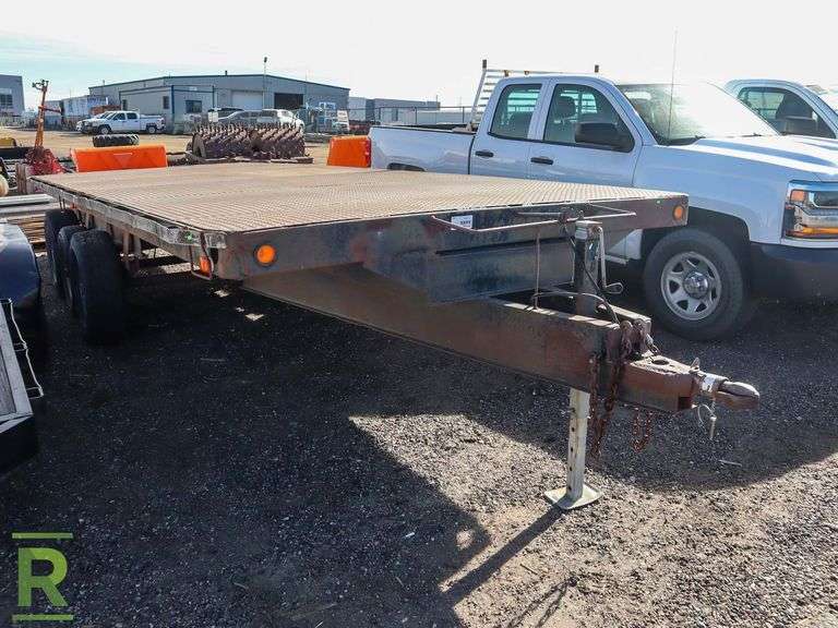 1991 Homemade Tri-Axle Flatbed Trailer - Roller Auctions