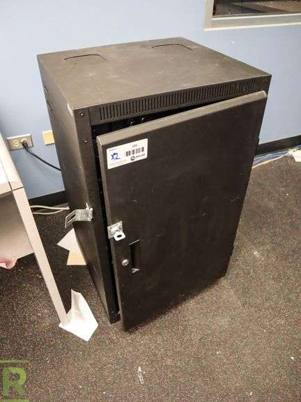 (2) Server Racks With QSC CX302V Amplifier, TOA M-900MK2 Amplifier - Roller Auctions