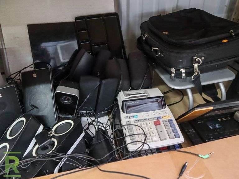 Shelf of Office Supplies Roller Auctions