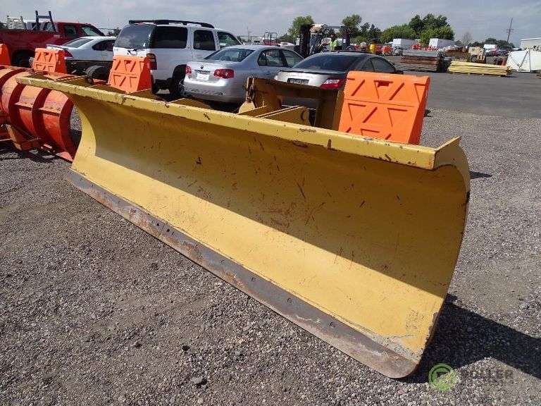 Wausau 14ft Hydraulic Snow Plow to Fit Wheel Loader Roller Auctions