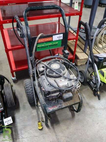 Craftsman Pressure Washer, Gas, 2250PSI, Hose & Wand - Roller Auctions