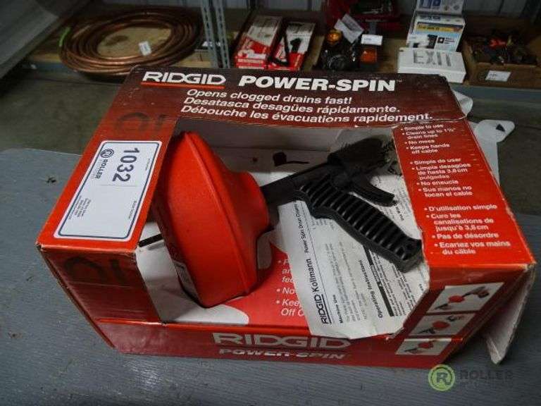 Ridgid Power Spin Roller Auctions