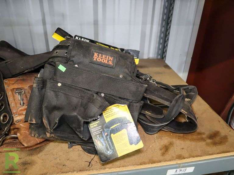 Shelf of Tool Belts - Roller Auctions