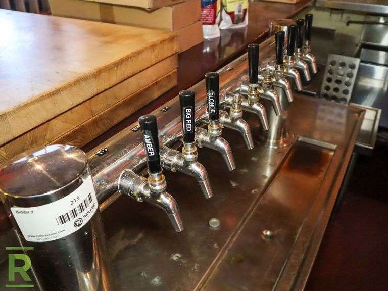 9-Head Tap With Cabinet, 56" x 24" - Roller Auctions