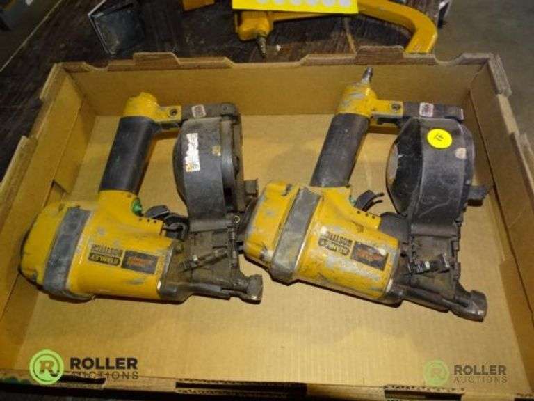 (2) Bostitch Ridge Runner Pneumatic Nail Gun Roller Auctions