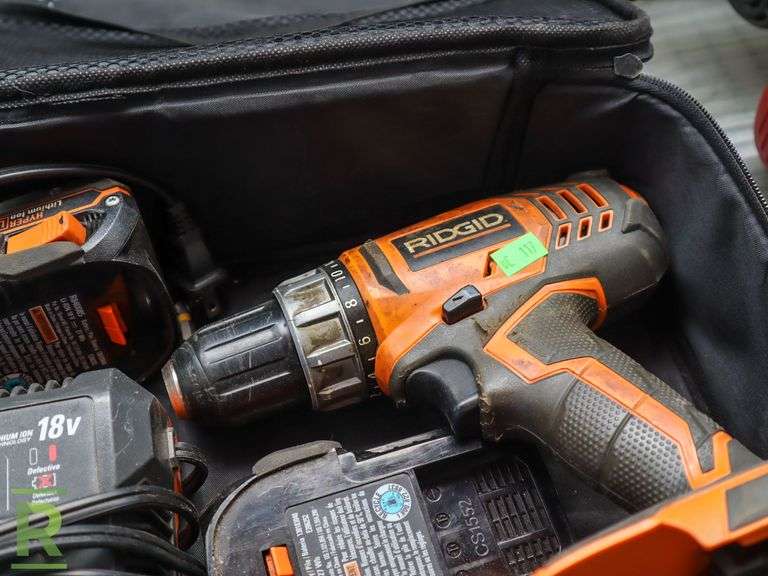 Ridgid 18V Cordless Drill - Roller Auctions