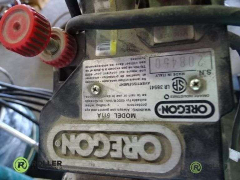 Oregon 511A Chain Sharpener With Assorted Size Chains Roller Auctions