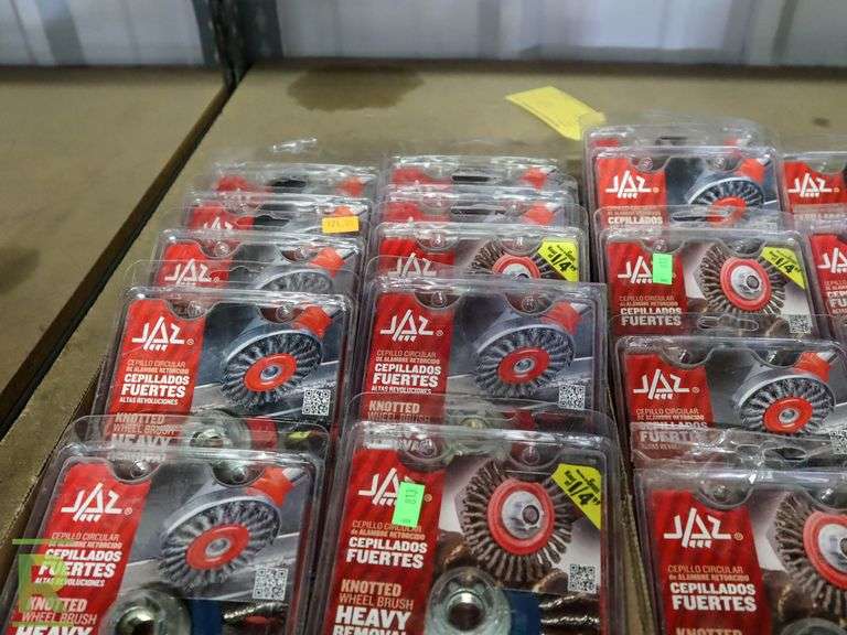 (19) JAZ 4-1/2" Twist Steel Wheels - Roller Auctions