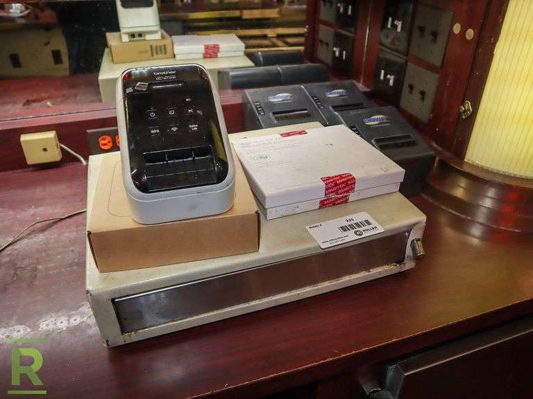 Router, Receipt Printers, Card Reader And Cash Box - Roller Auctions