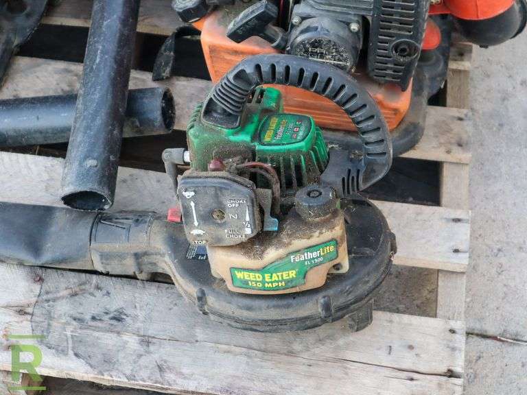 (4) Tanaka Backpack Blowers and Weed Eater Hand Held Blower, Gas