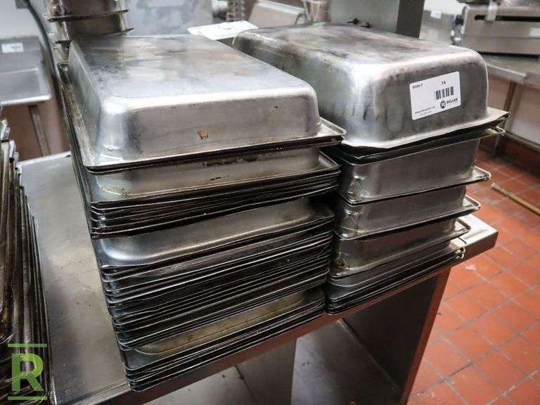 (48) Stainless Steel Inserts - Roller Auctions