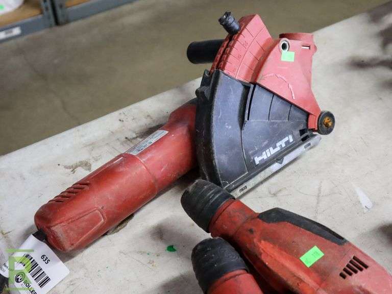 (3) Hilti Drills TE2-A18 & Grinder DC 5005 - Roller Auctions