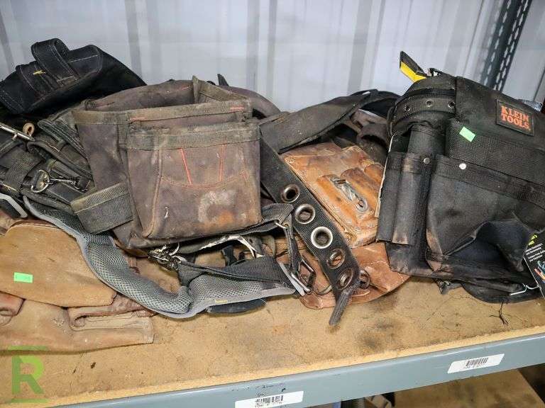Shelf of Tool Belts - Roller Auctions