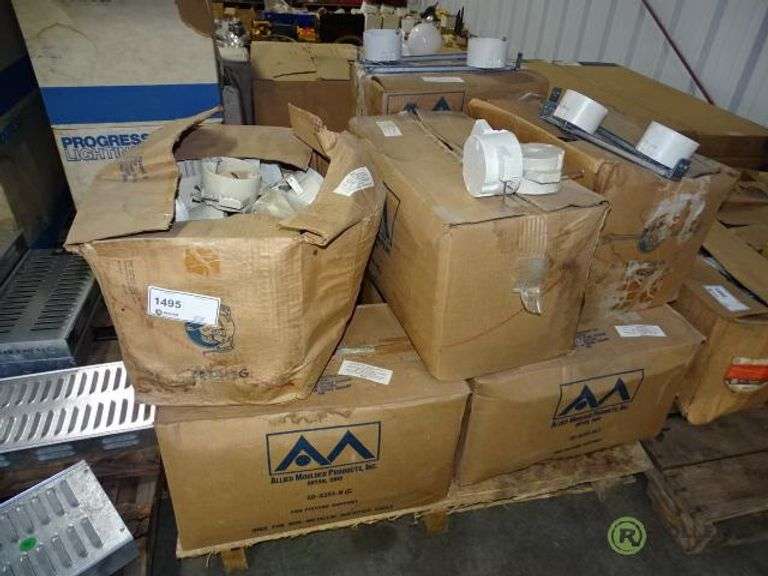 Pallet of Outlet Boxes Roller Auctions