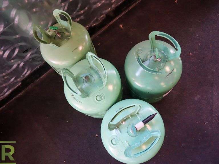(4) Partial Tanks of R22 Refrigerant - Roller Auctions