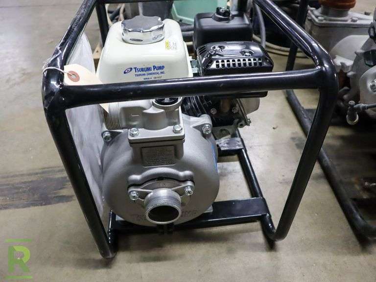 Tsurumi 3IN Trash Pump, Honda, Gas - Roller Auctions