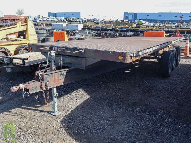 1991 Homemade Tri-Axle Flatbed Trailer - Roller Auctions
