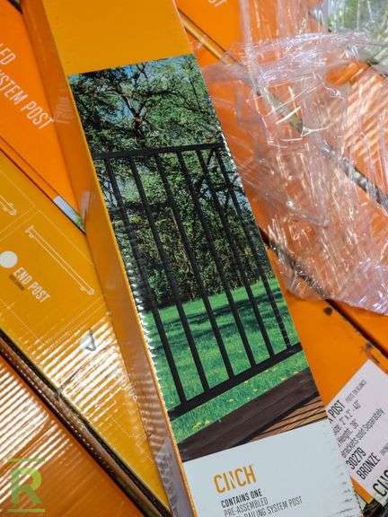 Pallet of New Cinch 30262 Corner Posts, Bronze - Roller Auctions