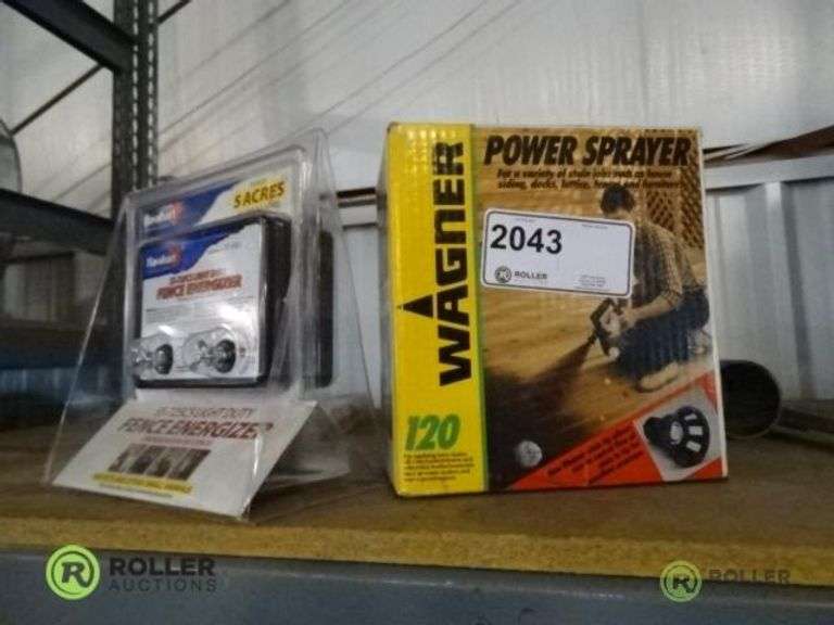 Wagner Power Sprayer and Havahart SS725CS Light Duty Fence Energizer