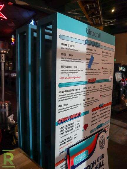 (2) Metal Menu Stands - Roller Auctions