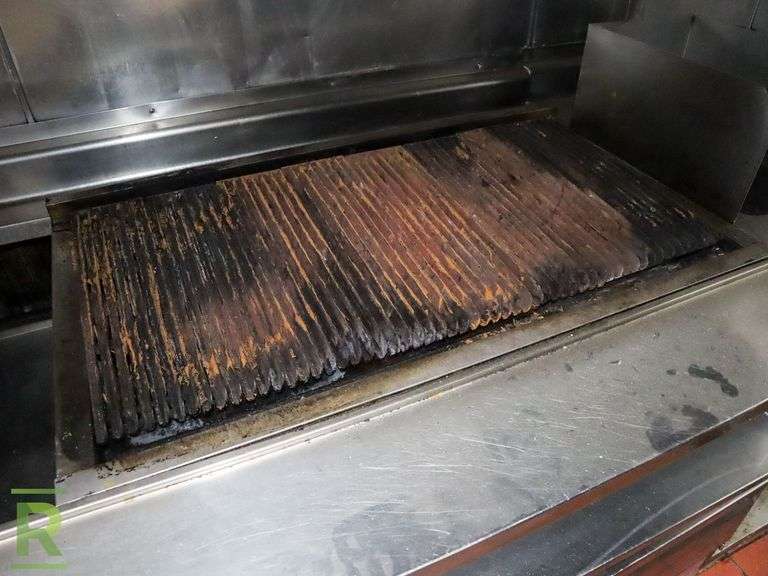 8-Burner Char Broiler, Gas, Built In - Roller Auctions