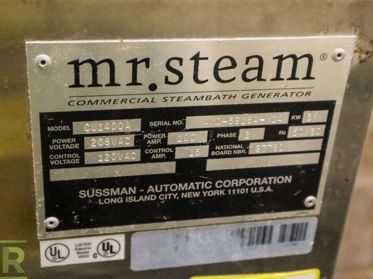 Mr. Steamer CU1400A Steam Bath Generator - Roller Auctions