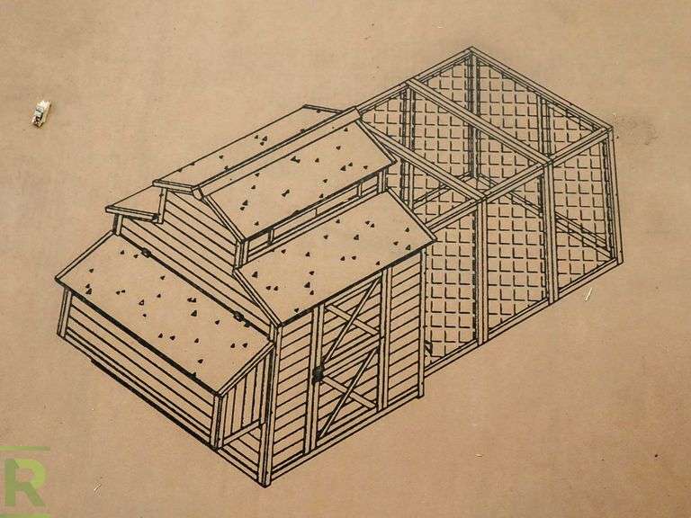 Producer's Pride 1179770 Prairie Coop Giant Chicken Coop, Storm Grey