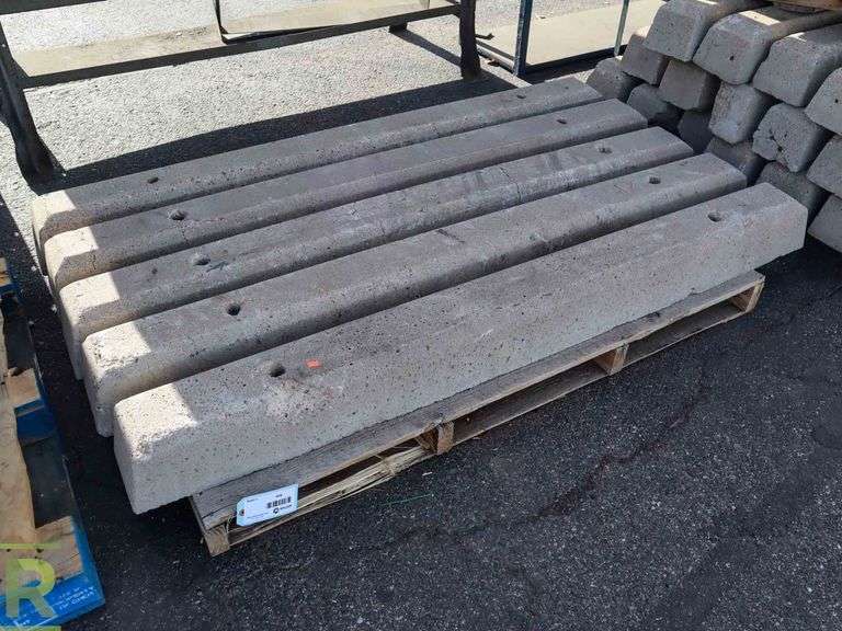 (5) Concrete Parking Blocks Roller Auctions