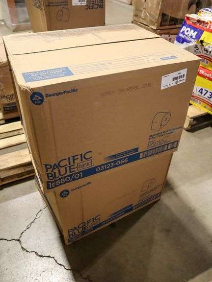(2) Boxes Of Pacific Blue 198801 Toilet Paper - Roller Auctions
